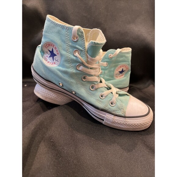 Converse Chuck Taylor All Star High Tops Cyber Teal Sizes W 7 M 5 Great Con. - Picture 2 of 9